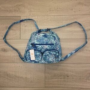 Lug Blue Floral Backpack NWT